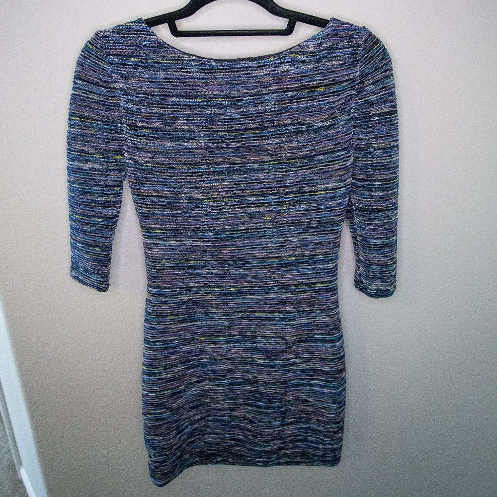 NWT Lily Rose Metallic Stripped Dress